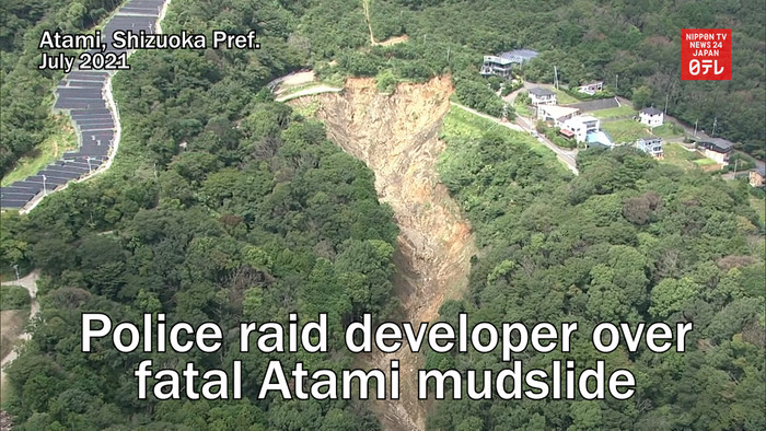 Police raid developer over fatal Atami mudslide