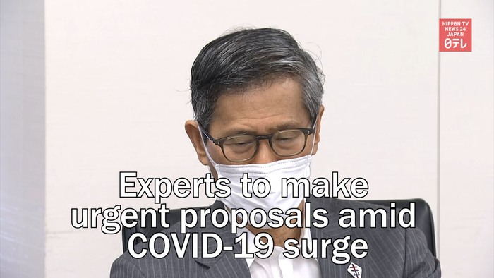 Panel of experts to make urgent proposals amid COVID-19 surge