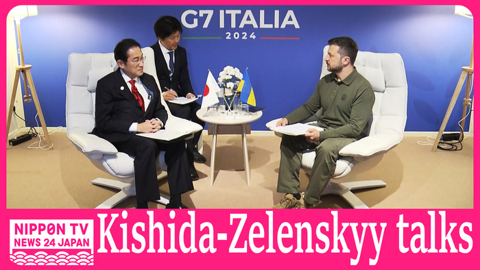 Kishida and Zelenskyy sign cooperation document