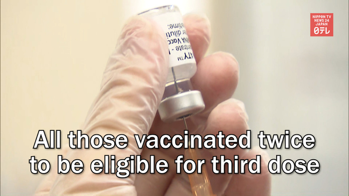 All those vaccinated twice to be eligible for third dose