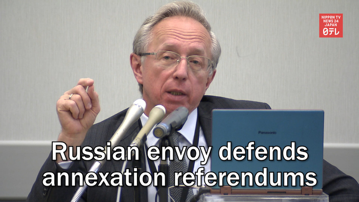 Russian envoy defends annexation referendums