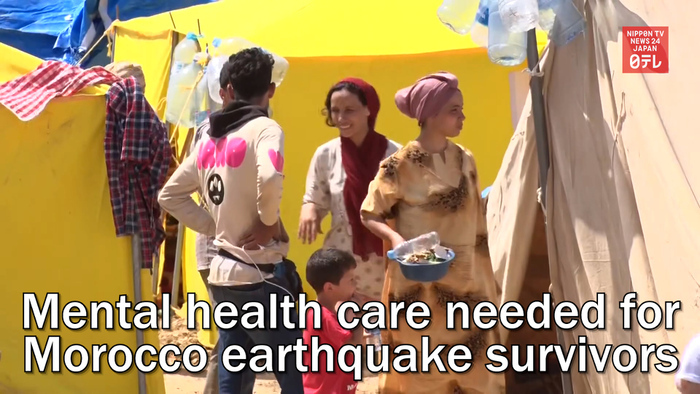 Mental health care also needed for Morocco earthquake survivors