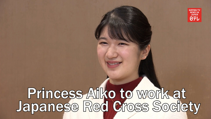 Japanese Emperor's daughter to work at Japanese Red Cross Society