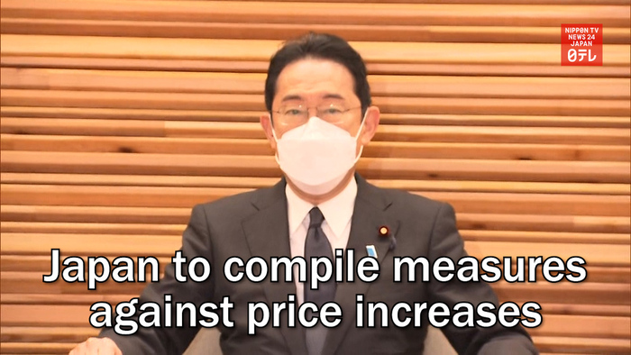 Japan to compile measures against price increases