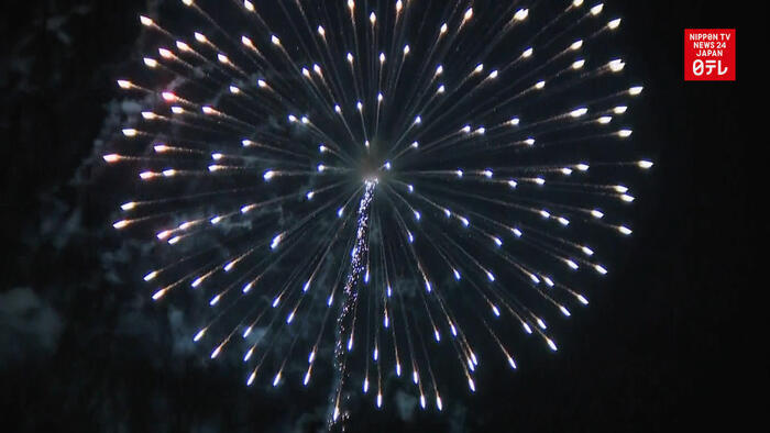 Fireworks light up Japan in hopes of overcoming virus