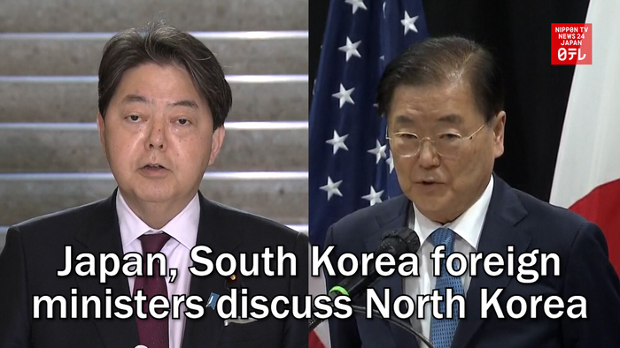 Japan, South Korea foreign ministers discuss North Korea