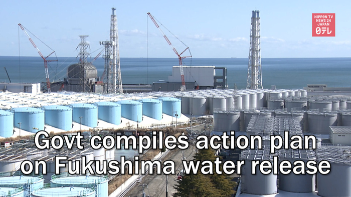 Govt compiles action plan on Fukushima water release
