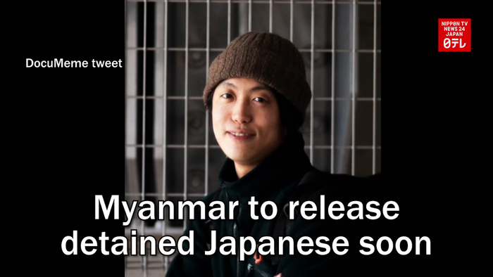 Myanmar to release detained Japanese soon