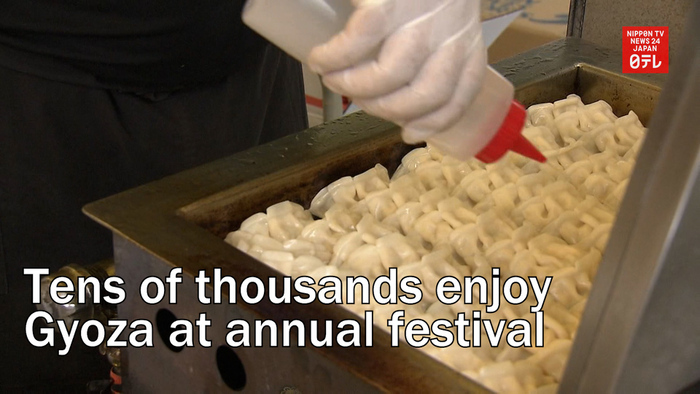 Tens of thousands enjoy Gyoza at annual festival