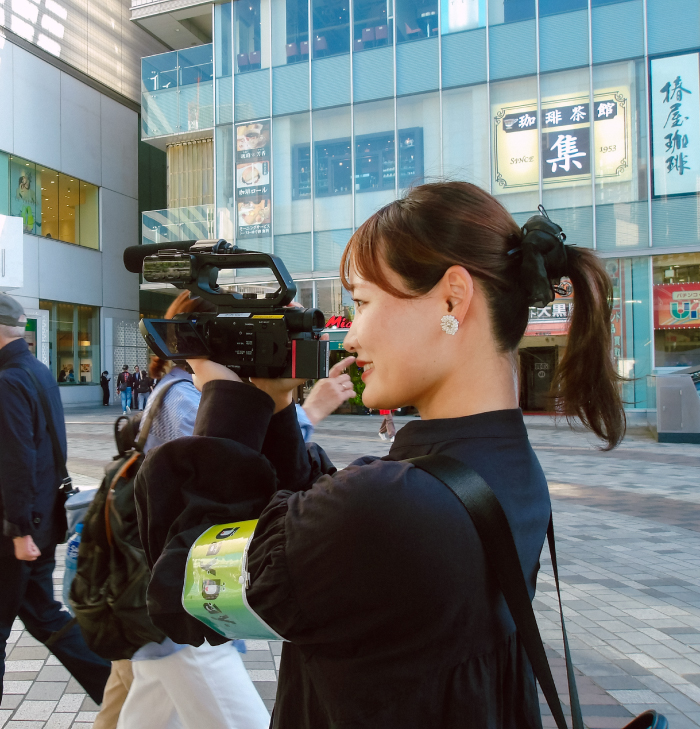 街頭インタビュー！皆様の生の声を聴けて楽しかったです！